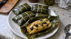 Bollitos navideños venezolanos en hoja de plátano: fáciles y listos en 30 minutos